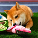 Doggle | Plüschspielzeug in Hundform mit Quietscher