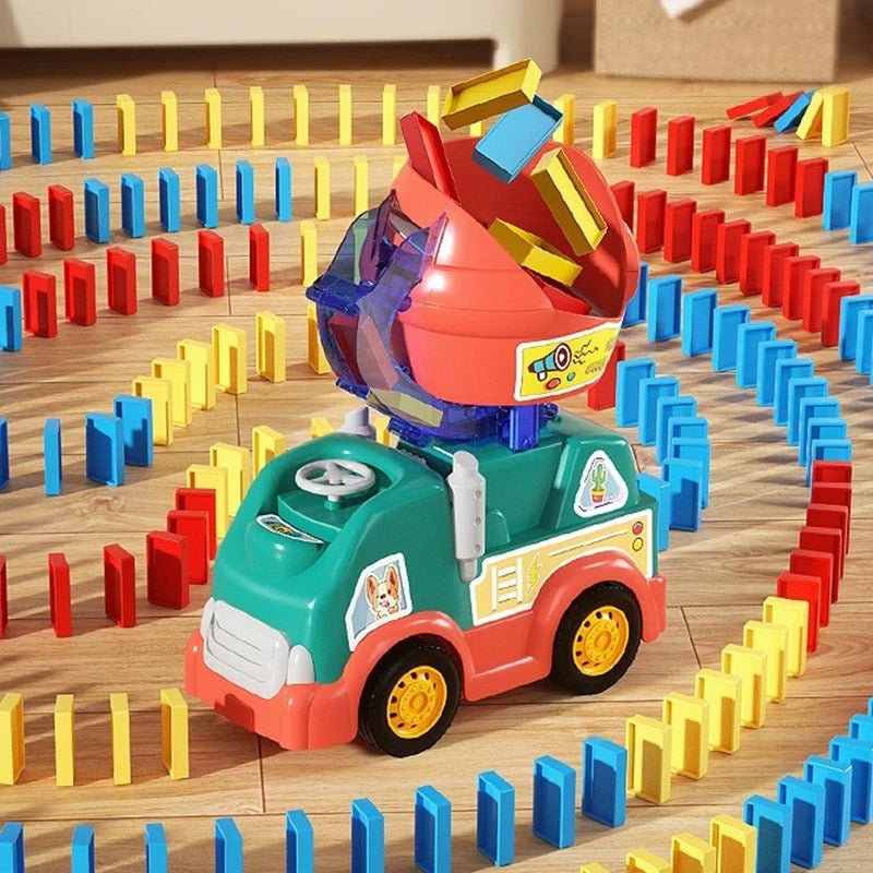 Domino Train - Creative Domino Fun - Domino Stone Army