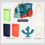 Colorful Domino Track for Creative Children's Adventures