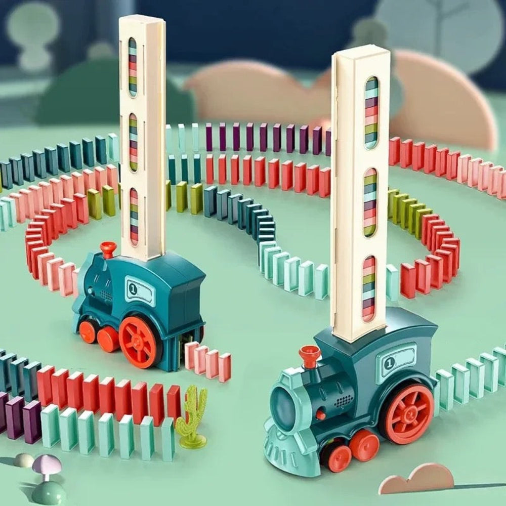 Colorful Domino Track for Creative Children's Adventures