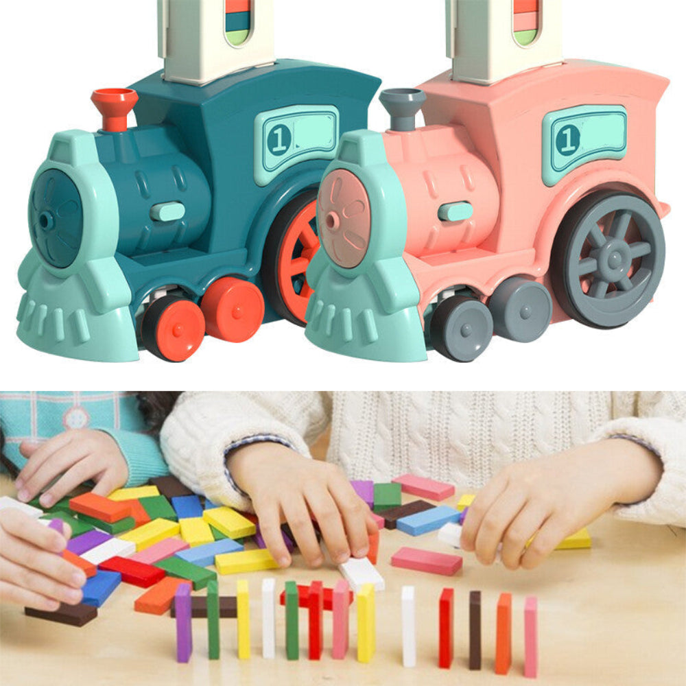 Colorful Domino Track for Creative Children's Adventures
