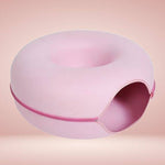 Interactive Donut-Shaped Cat Cave