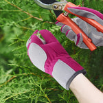 Dornensichere Gartenhandschuhe | Verstärkte Handfläche und Daumen | Atmungsaktives Material
