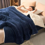 Zweischichtige Fleece-Decke – Gemütlicher Luxus für Zuhause
