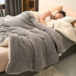 Zweischichtige Fleece-Decke – Gemütlicher Luxus für Zuhause