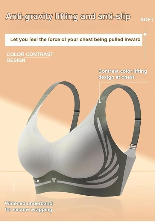 Wireless Bra | Seamless Comfort | Breathable and Flexible | ComfortEase