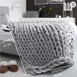 Organic Cotton Dream Blanket - Quilted Relaxation and Stress Relief Product