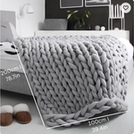 Organic Cotton Dream Blanket - Quilted Relaxation and Stress Relief Product