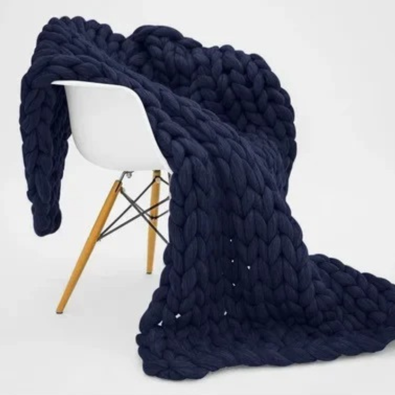 Organic Cotton Dream Blanket - Quilted Relaxation and Stress Relief Product