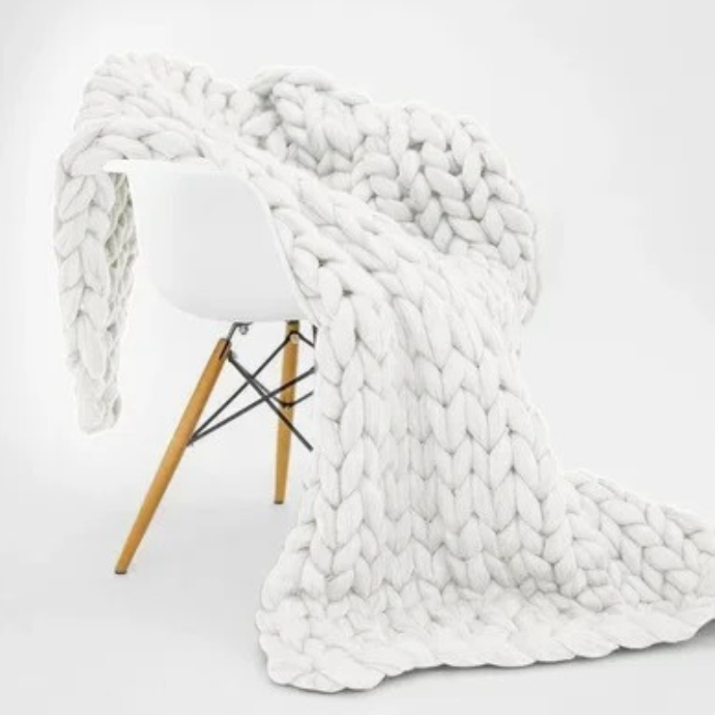 Organic Cotton Dream Blanket - Quilted Relaxation and Stress Relief Product