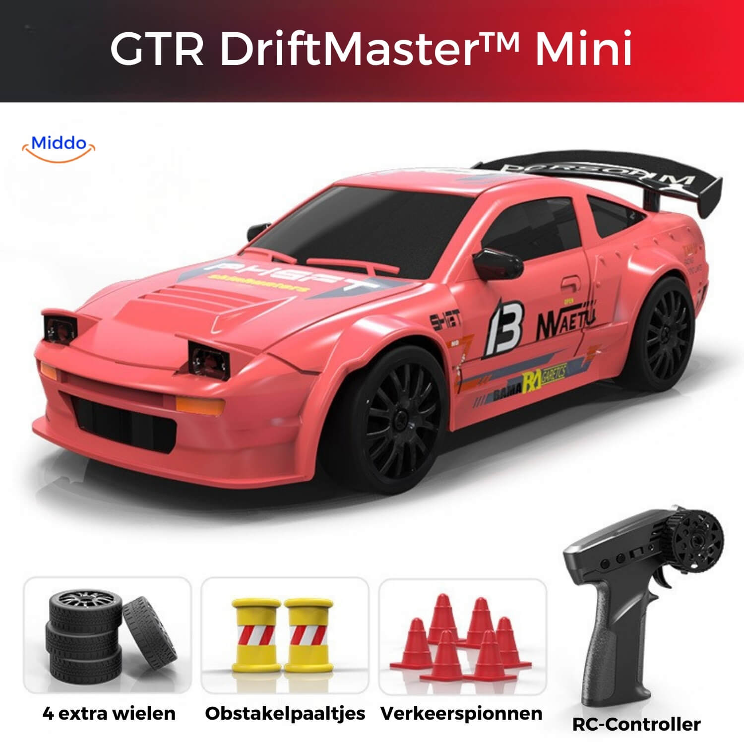 TurboDrift 4WD | Blitzschnelles Drift RC Auto mit Turbo-Ladefunktion
