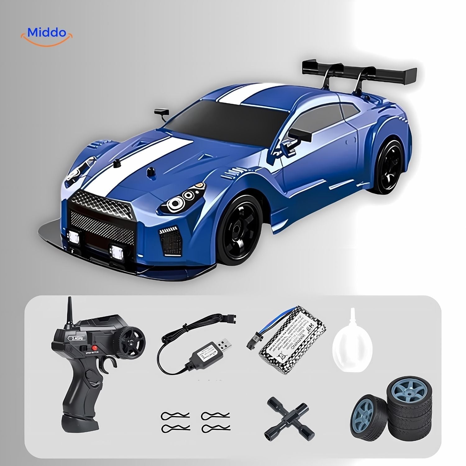 TurboDrift 4WD | Blitzschnelles Drift RC Auto mit Turbo-Ladefunktion