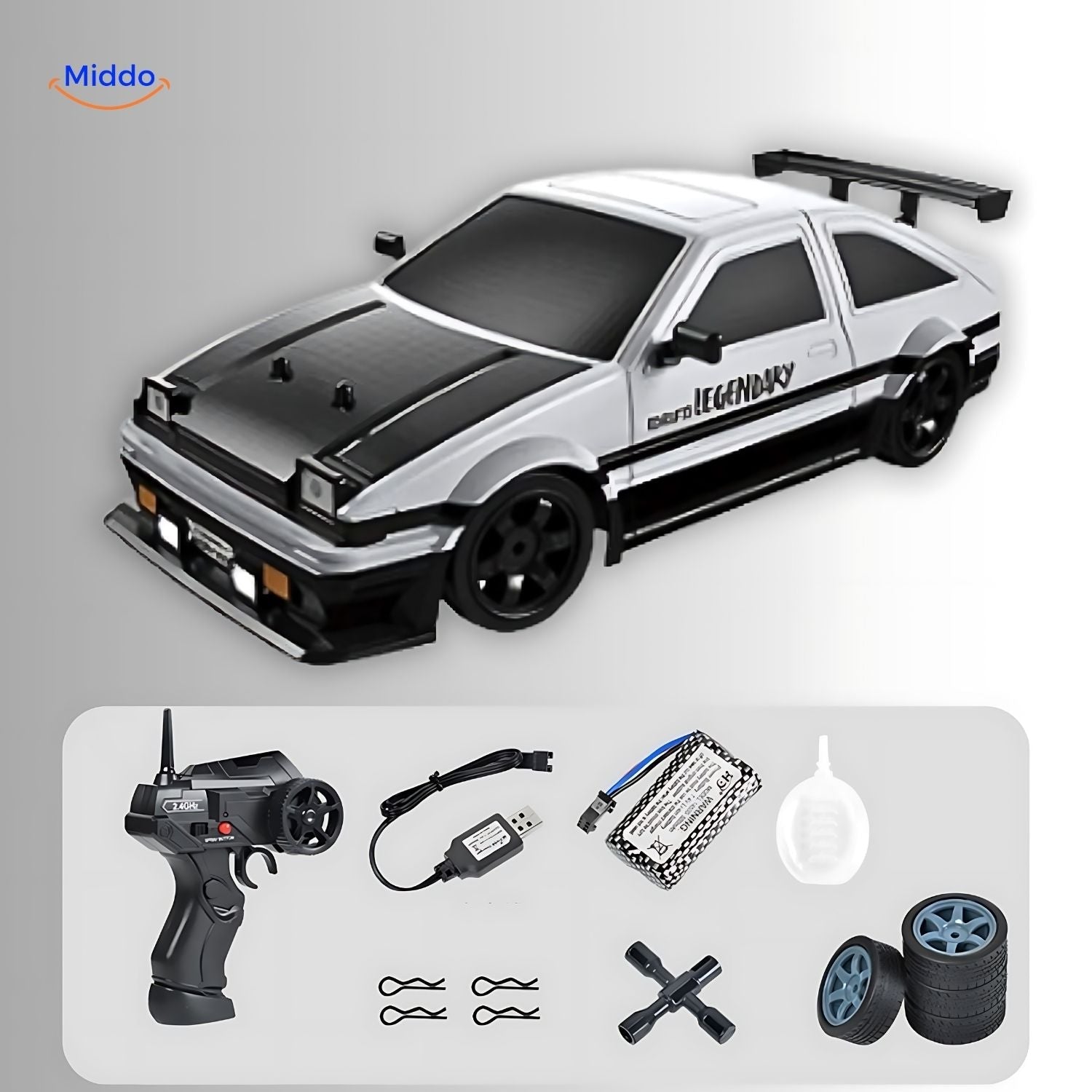 TurboDrift 4WD | Blitzschnelles Drift RC Auto mit Turbo-Ladefunktion