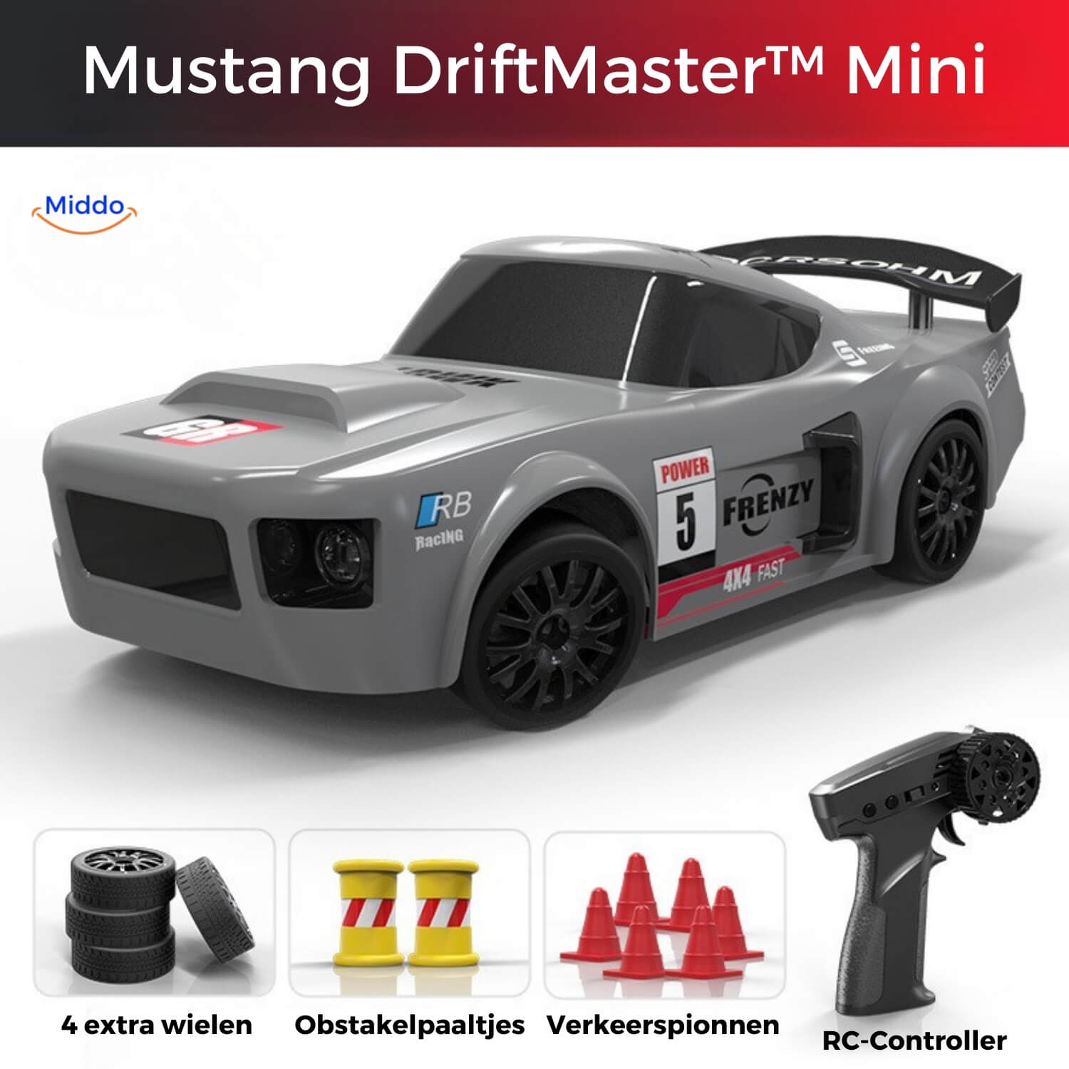 TurboDrift 4WD | Blitzschnelles Drift RC Auto mit Turbo-Ladefunktion