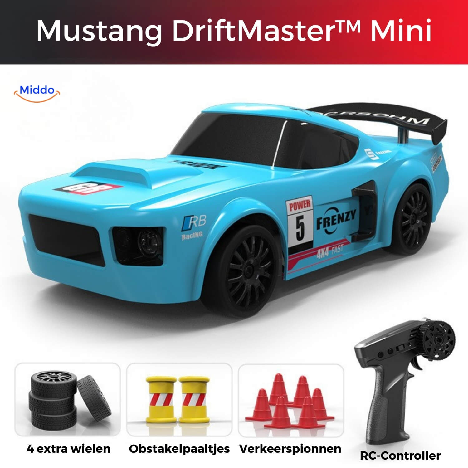 TurboDrift 4WD | Blitzschnelles Drift RC Auto mit Turbo-Ladefunktion