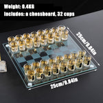 DrinkChess - Schachspiel mit Shotgläsern für Partys