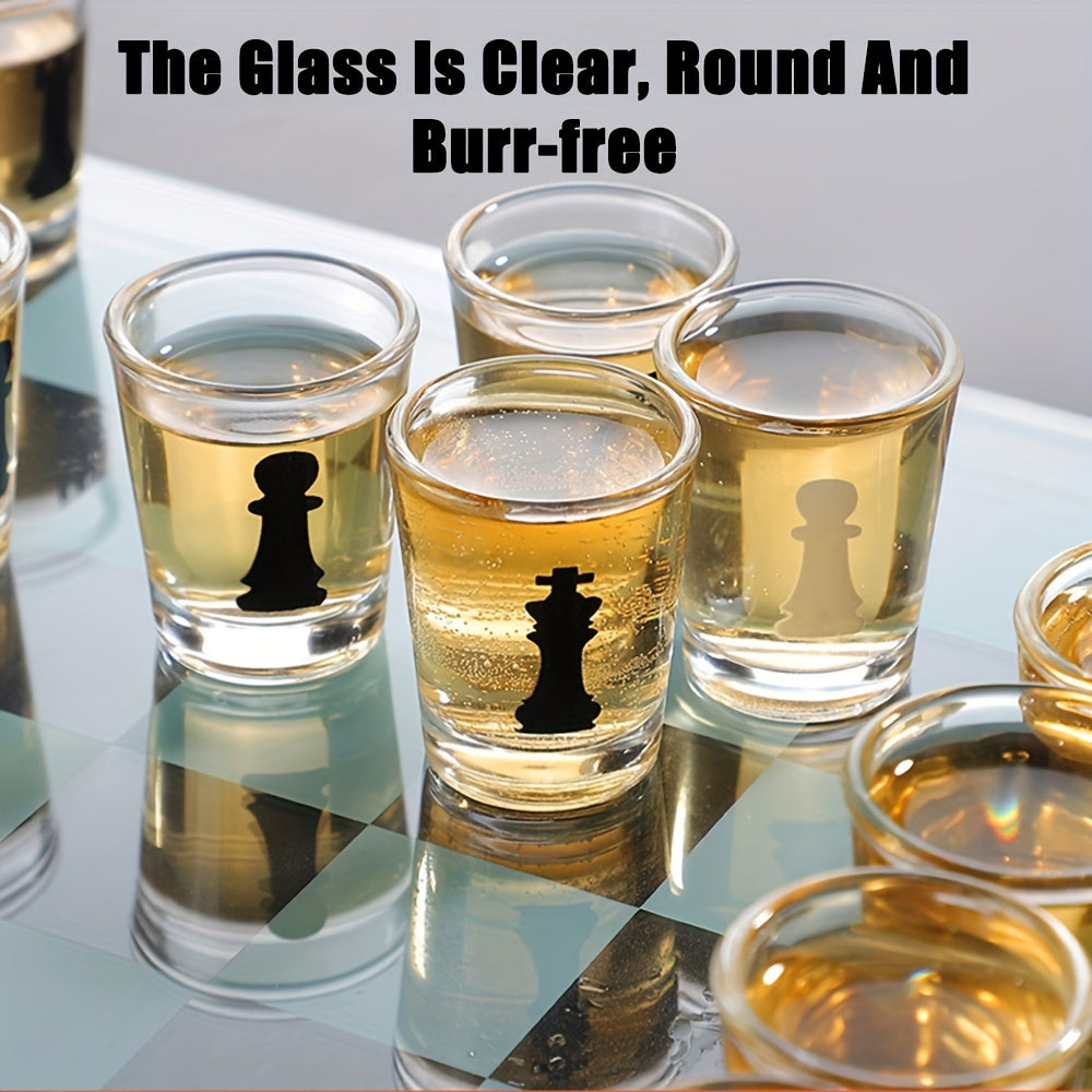 DrinkChess - Schachspiel mit Shotgläsern für Partys