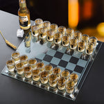 DrinkChess - Schachspiel mit Shotgläsern für Partys