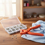Practical snap fastener plier set for creative projects