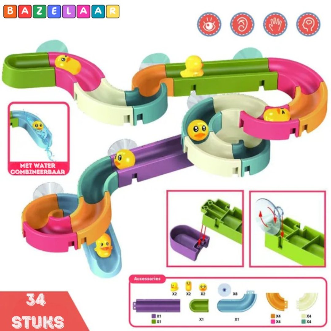 Entdecke das Entenrutschen-Spielset | Lehrreiche Wasserspiele für Kinder