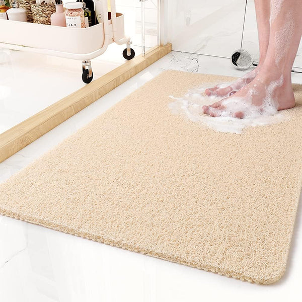 Badezimmermatte | Schnell trocknende Anti-Rutsch-Matte | Hygienische Abflussstruktur | AquaSafe