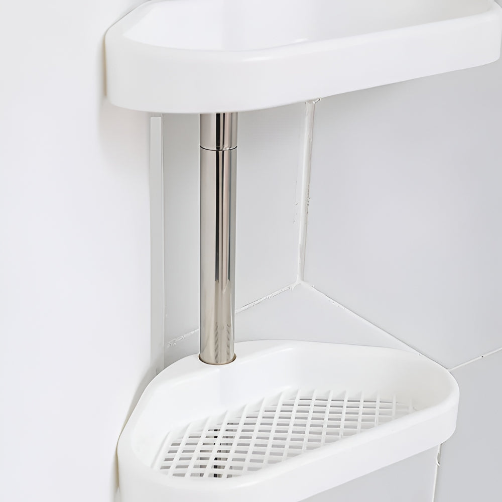 Adjustable Corner Shelf for Shower and Bathroom – Space-Saving Organizer