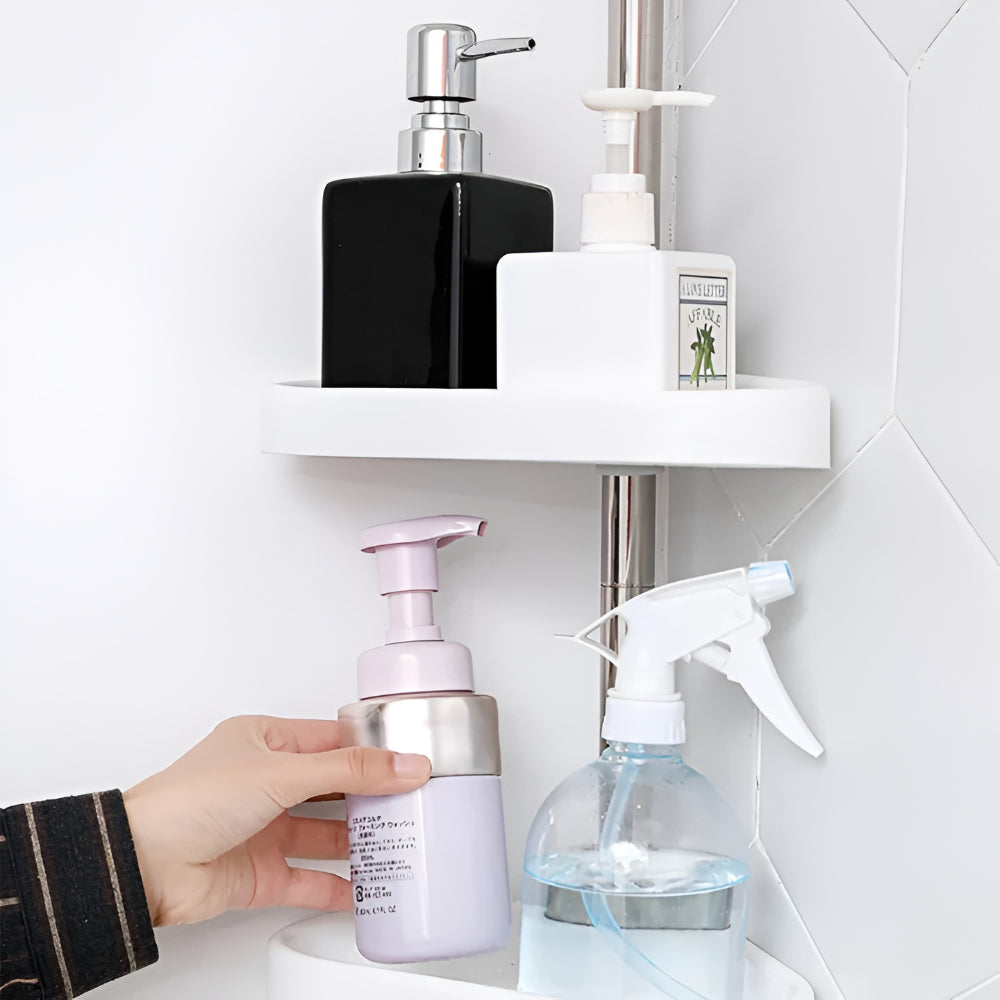 Adjustable Corner Shelf for Shower and Bathroom – Space-Saving Organizer