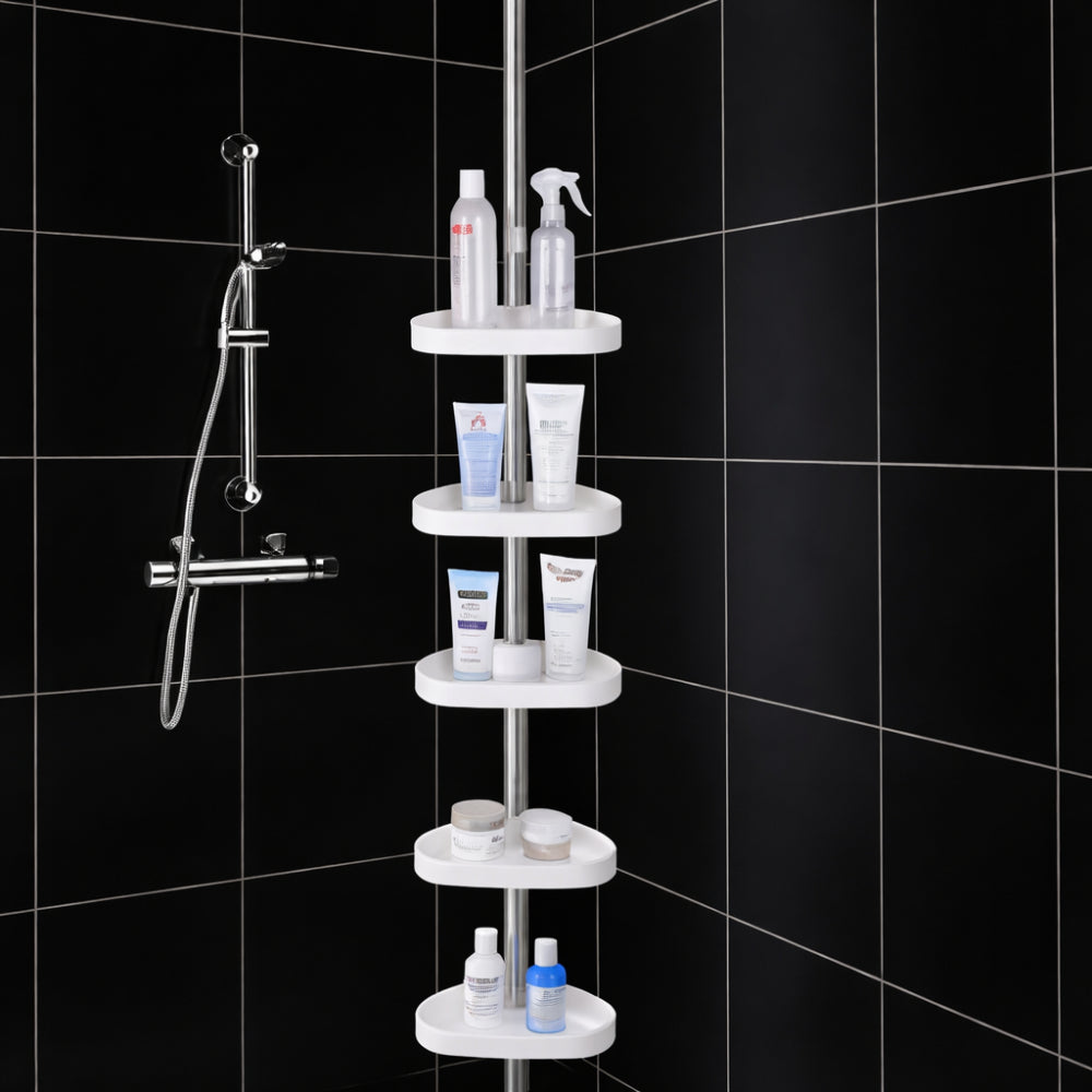 Adjustable Corner Shelf for Shower and Bathroom – Space-Saving Organizer