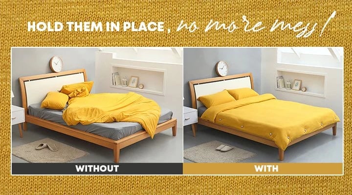 Duvet cover holder