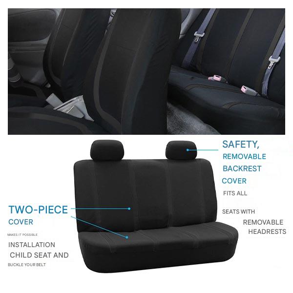 Comfort Seat Covers Set for Cars - 9 Pieces, Universal, Breathable & Washable