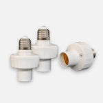 E27 Lamp Holder with Motion Sensor (Set of 3)