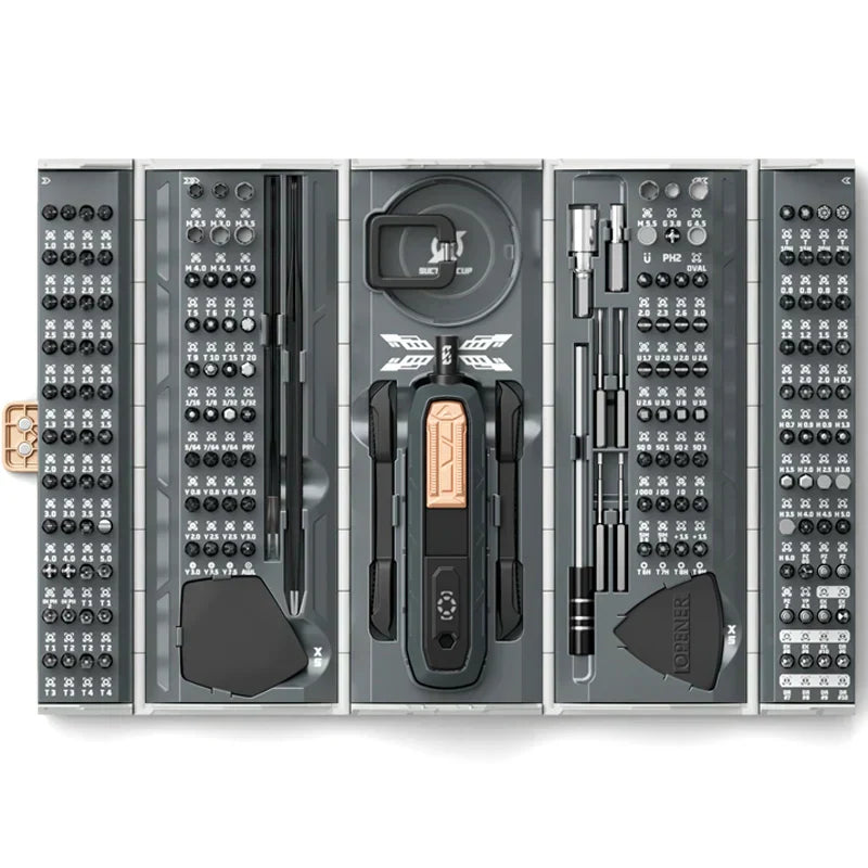 Präzisions-Werkzeugset mit 180 Bits | Vielseitiges Reparaturset für Heimwerker