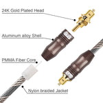 OptiLink | 20m Digitaler Audio-Optik-Kabel mit quadratischen Steckern