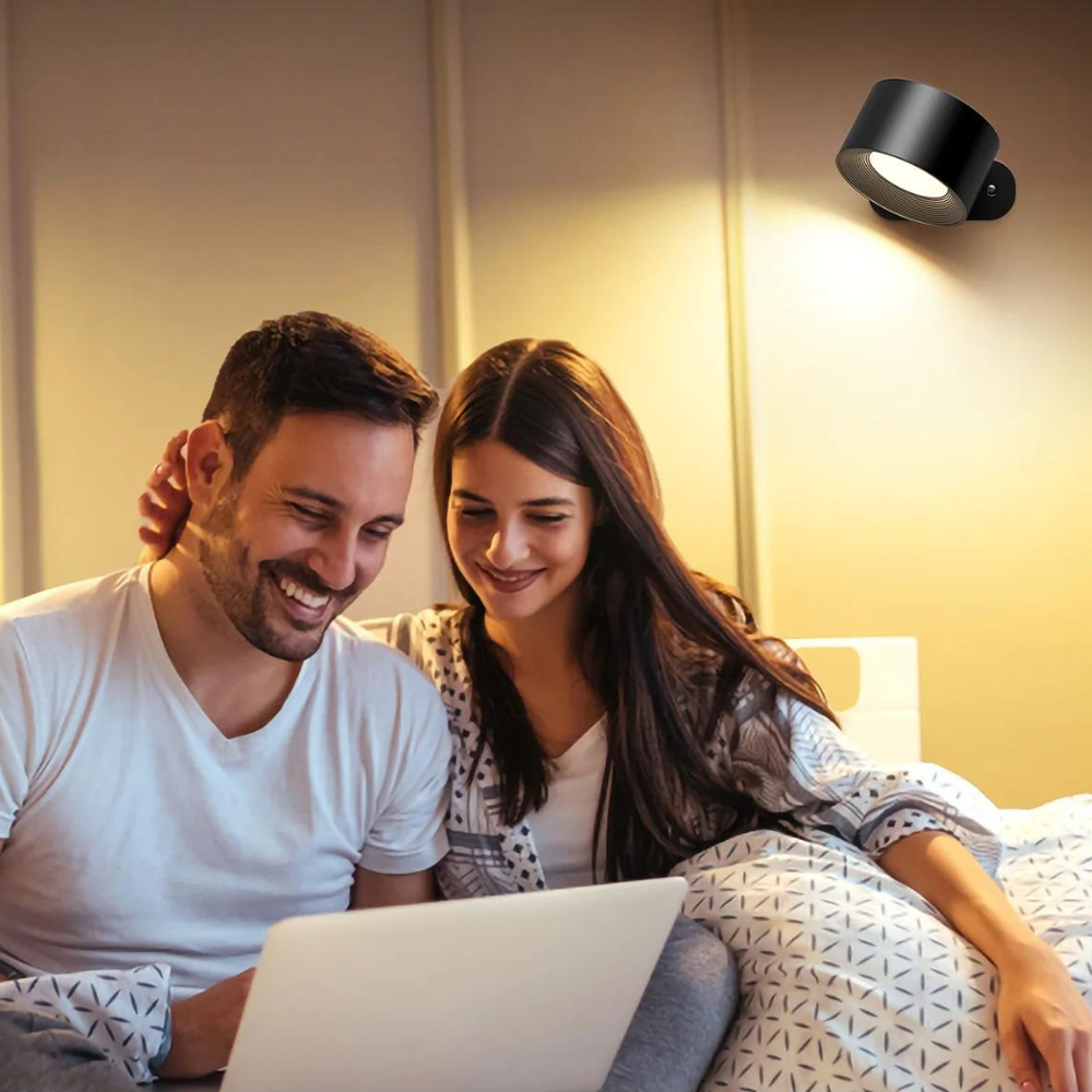 Flexibler Wandleuchte mit 360° Drehfunktion für jeden Raum