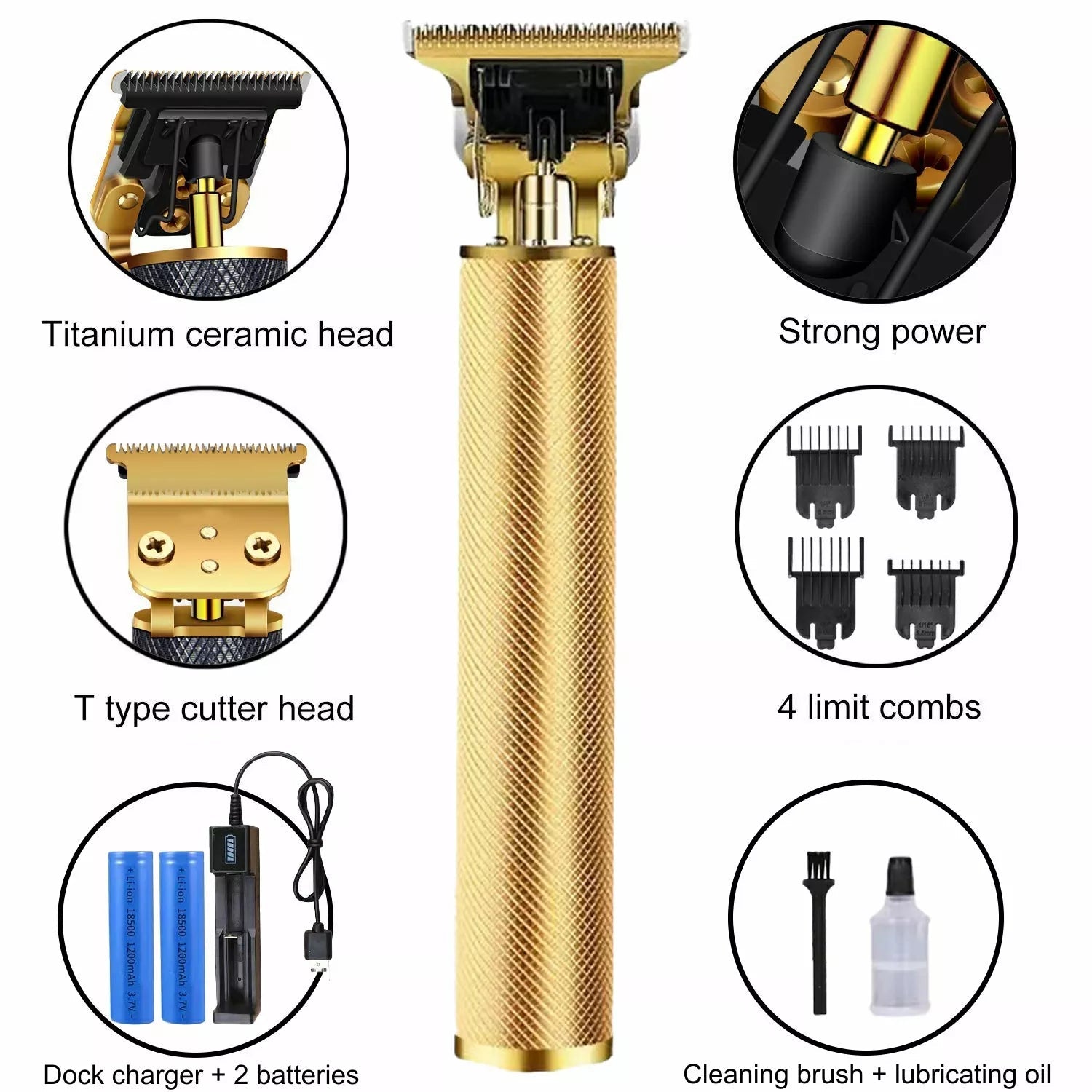 Precise Hair Trimmer for Perfect Styling