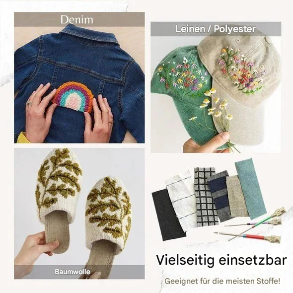 Praktisches Sticknadelset für kreative Projekte