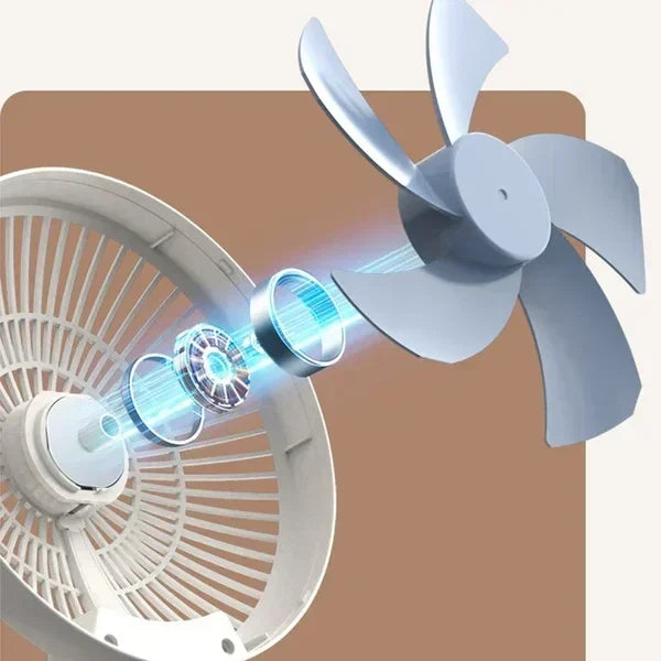 EcoBreeze - Tragbarer Wandventilator für jeden Raum