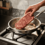 Stainless Steel Pan | Perfect Searing Without Coating | Even Heat Distribution