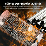 Stainless Steel Grill Basket | Rolling Basket for Even Grilling