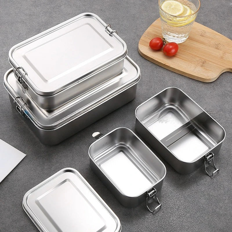 Edelstahl Lunchbox Set – Umweltfreundliche Aufbewahrungslösung