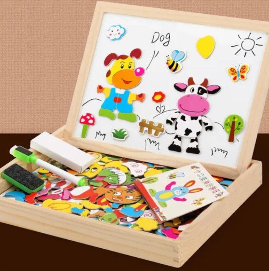 EduCreate - Beidseitiges Magnetisches Zeichentafel-Set