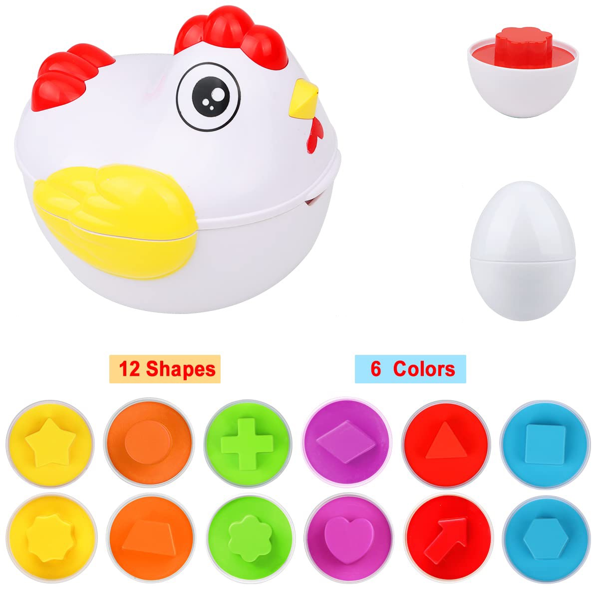 Eierpuzzle - Kreatives Denkspiel für Kinder