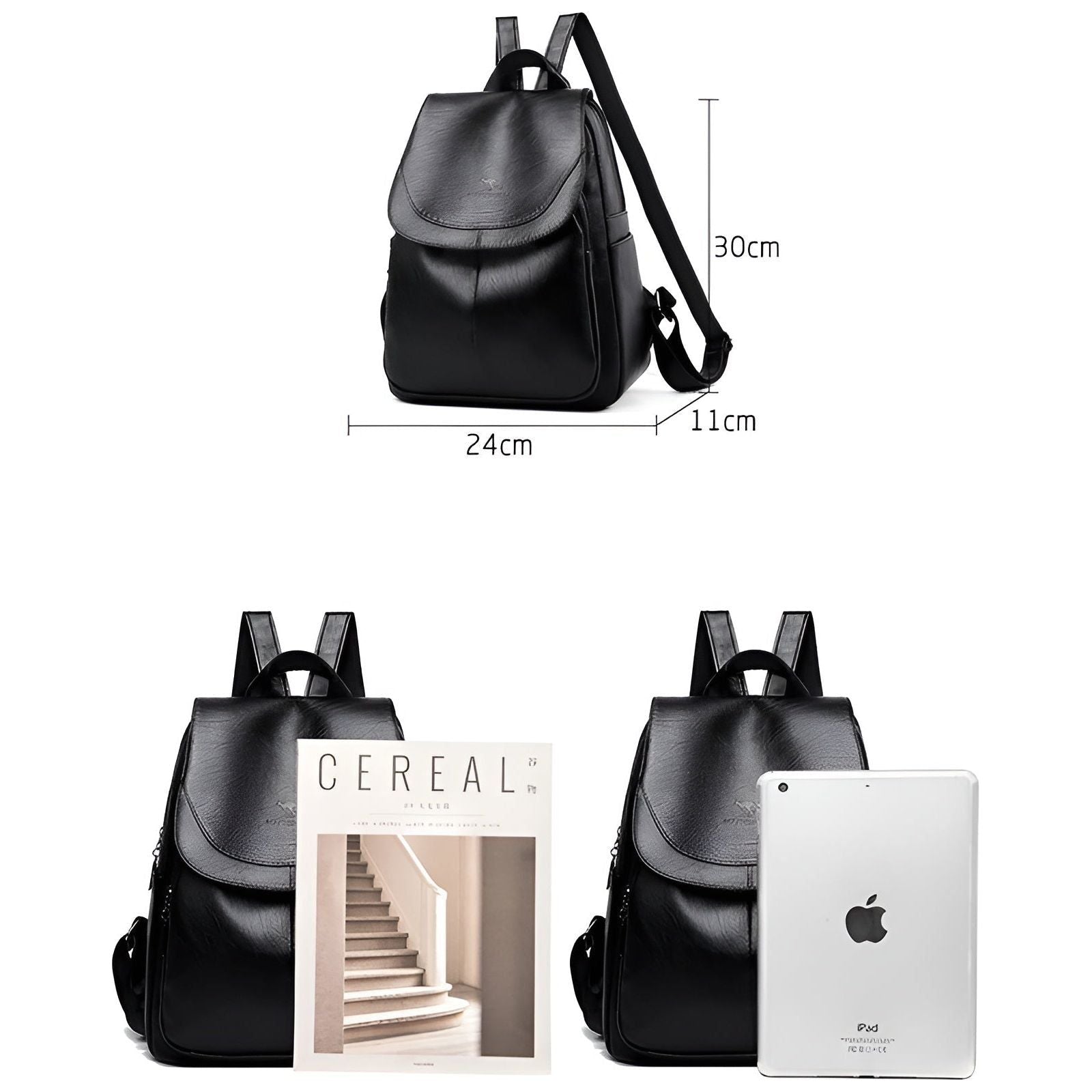 Elegant Women's Leather Backpack – Stylish and Functional