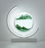 DuneGlow Tischlampe – Handgemachte Ambientelampe mit beruhigendem Licht und modernem Design