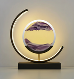 DuneGlow Tischlampe – Handgemachte Ambientelampe mit beruhigendem Licht und modernem Design