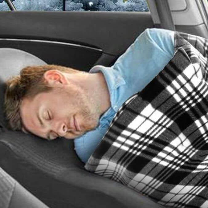 Wärmeüberwurf - Weicher Fleece für Auto und Zuhause