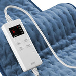 Heated underblanket with individual temperature setting and timer
