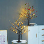 Wunderschöner 55 cm Dekorativer Baum mit Warmweißen LED-Lichtern