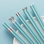 Stylish Chopstick Set with 5 Pairs – Durable and Dishwasher-Safe Choice for Elegant Dining