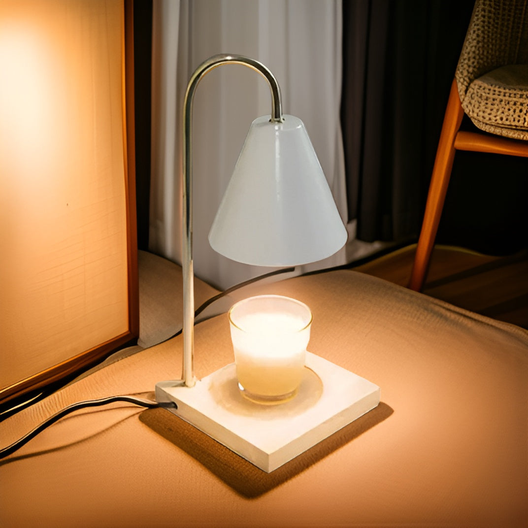 Stimmungsvolle Kerzenwärmer-Lampe ohne Flamme mit Timer und Dimmfunktion